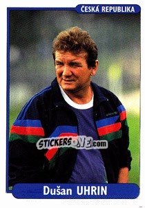 Sticker Dusan Uhrin - EUROfoot 96 n. 236 - Ds