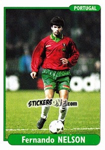 Sticker Fernando Nelson - EUROfoot 96 n. 258 - Ds
