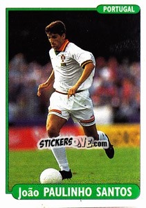 Sticker Joao Paulinho Santos - EUROfoot 96 - Ds