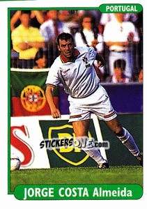 Sticker Jorge Costa Almeida - EUROfoot 96 - Ds