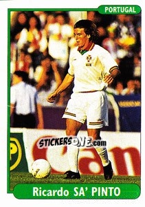 Figurina Ricardo Sa' Pinto - EUROfoot 96 n. 263 - Ds