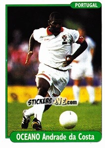 Sticker Oceano Andrade - EUROfoot 96 n. 265 - Ds