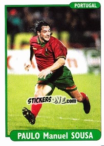 Cromo Paulo Manuel Sousa - EUROfoot 96 n. 267 - Ds