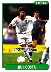 Sticker Rui Costa - EUROfoot 96 n. 268 - Ds