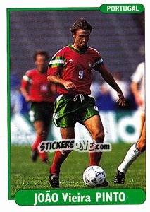 Sticker Joao Vieira Pinto - EUROfoot 96 - Ds