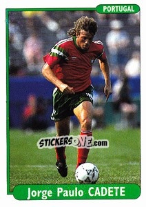 Sticker Jorge Paulo Cadete - EUROfoot 96 - Ds