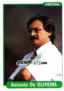 Sticker Antonio De Oliveira - EUROfoot 96 n. 274 - Ds