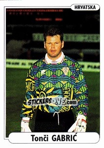 Sticker Tonci Gabric - EUROfoot 96 n. 276 - Ds