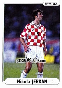 Sticker Nikola Jerkan - EUROfoot 96 n. 280 - Ds