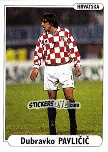 Cromo Dubravko Pavlicic - EUROfoot 96 n. 281 - Ds
