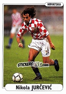 Figurina Nikola Jurcevic - EUROfoot 96 n. 282 - Ds