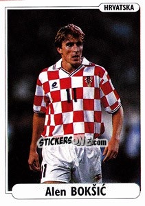 Sticker Alen Boksic - EUROfoot 96 n. 289 - Ds