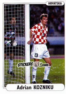 Sticker Adrian Kozniku - EUROfoot 96 n. 290 - Ds