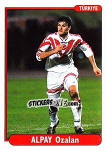 Sticker Alpay Ozalan - EUROfoot 96 n. 297 - Ds
