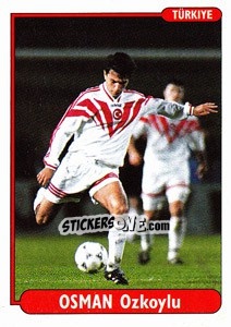 Sticker Osman Ozkoylu - EUROfoot 96 n. 298 - Ds
