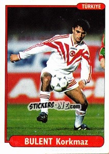 Sticker Bulent Korkmaz - EUROfoot 96 n. 300 - Ds