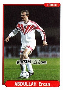 Sticker Abdullah Ercan - EUROfoot 96 - Ds