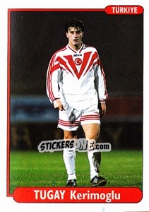 Sticker Tugay Kerimoglu - EUROfoot 96 n. 302 - Ds
