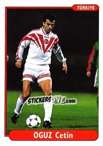 Sticker Oguz Cetin - EUROfoot 96 - Ds