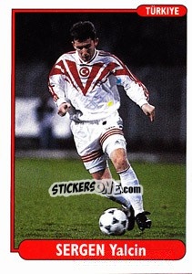 Sticker Sergen Yalcin - EUROfoot 96 n. 304 - Ds