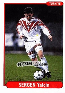 Sticker Sergen Yalcin - EUROfoot 96 - Ds