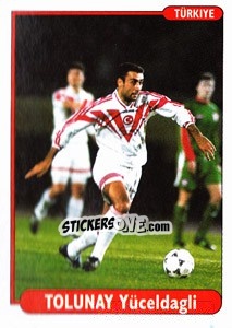 Sticker Tolunay Yuceldagli - EUROfoot 96 - Ds