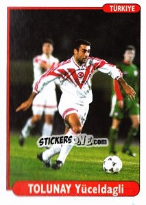 Sticker Tolunay Yuceldagli - EUROfoot 96 n. 306 - Ds