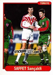 Sticker Saffet Sancakli - EUROfoot 96 n. 310 - Ds