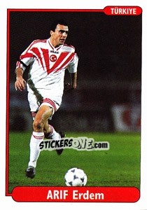 Sticker Arif Erdem - EUROfoot 96 - Ds