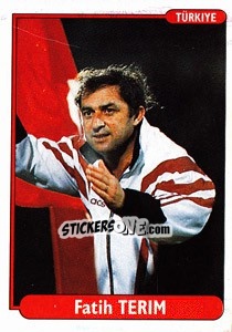 Sticker Fatih Terim - EUROfoot 96 n. 312 - Ds