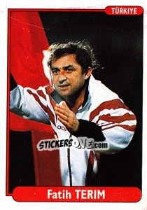 Sticker Fatih Terim - EUROfoot 96 - Ds