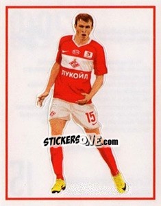Sticker Сергей Паршивлюк - Fc Spartak Moscow 2010 n. 15 - Sportssticker