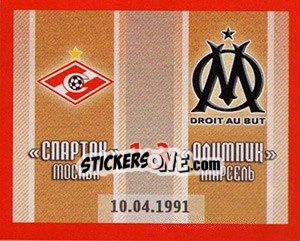 Sticker 1/2 Спартак - Олимпик 1:3 - Fc Spartak Moscow 2010 - Sportssticker