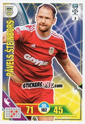 Sticker Pāvels Šteinbors - Ekstraklasa 2017-2018. Adrenalyn XL n. 3 - Panini