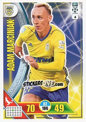 Figurina Adam Marciniak - Ekstraklasa 2017-2018. Adrenalyn XL - Panini