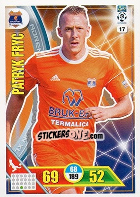 Figurina Patryk Fryc - Ekstraklasa 2017-2018. Adrenalyn XL - Panini