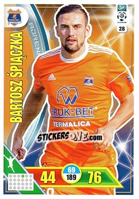 Figurina Bartosz Śpiączka - Ekstraklasa 2017-2018. Adrenalyn XL - Panini