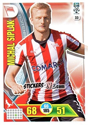 Sticker Michal Sipľak - Ekstraklasa 2017-2018. Adrenalyn XL n. 33 - Panini