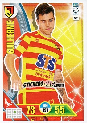 Sticker Guilherme - Ekstraklasa 2017-2018. Adrenalyn XL n. 57 - Panini
