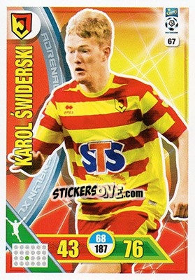 Sticker Karol Świderski - Ekstraklasa 2017-2018. Adrenalyn XL n. 67 - Panini