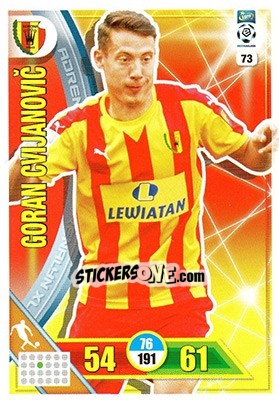 Sticker Goran Cvijanovic - Ekstraklasa 2017-2018. Adrenalyn XL n. 73 - Panini