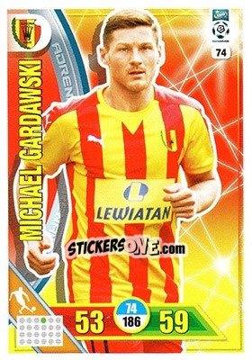 Sticker Michael Gardawski - Ekstraklasa 2017-2018. Adrenalyn XL n. 74 - Panini