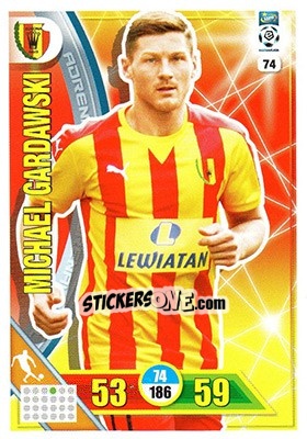 Cromo Michael Gardawski - Ekstraklasa 2017-2018. Adrenalyn XL - Panini