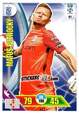 Sticker Matúš Putnocký - Ekstraklasa 2017-2018. Adrenalyn XL - Panini