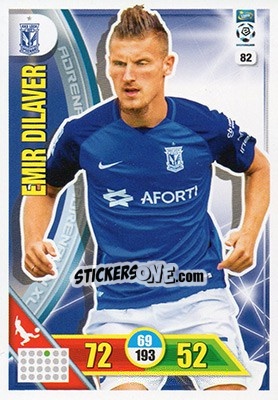 Sticker Emir Dilaver - Ekstraklasa 2017-2018. Adrenalyn XL n. 82 - Panini
