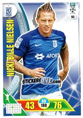 Figurina Nicki Bille Nielsen - Ekstraklasa 2017-2018. Adrenalyn XL - Panini