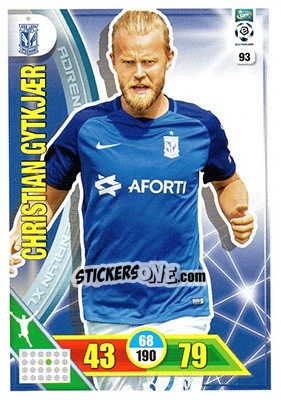 Sticker Christian Gytkjær - Ekstraklasa 2017-2018. Adrenalyn XL n. 93 - Panini