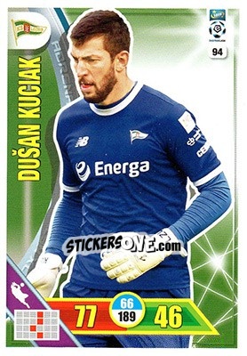 Sticker Dušan Kuciak - Ekstraklasa 2017-2018. Adrenalyn XL n. 94 - Panini