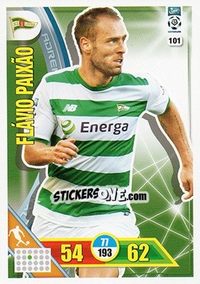 Cromo Flávio Paixão - Ekstraklasa 2017-2018. Adrenalyn XL - Panini