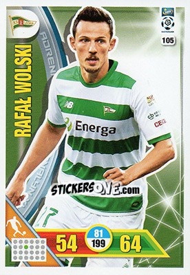 Sticker Rafał Wolski - Ekstraklasa 2017-2018. Adrenalyn XL - Panini